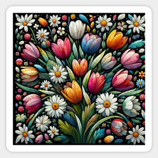 Tulip Flower Sticker